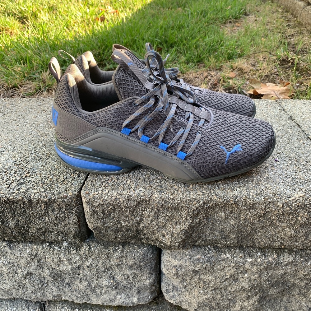 Puma- NEW-Gray and Blue Athletic Shoes NWOT